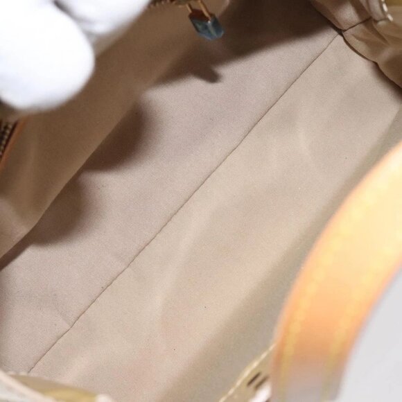 LOUIS VUITTON Monogram Vernis Reade PM Hand Bag Beige M91334 LV Auth 120540 - Picture 13 of 16